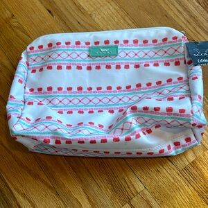 NWT Scout Makeup Bag in playful bright pattern